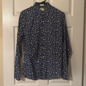J Crew Floral Shirt Slim Fit